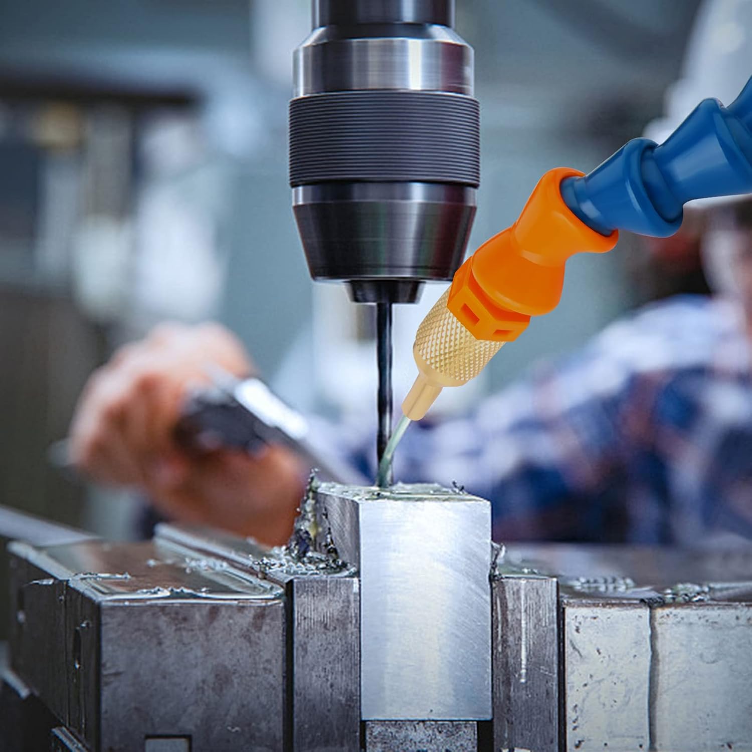 TAISHER Mist Coolant Spray System, Metal cutting, Engraving, Cooling sprayer, air pipe, CNC lathe, Milling and drilling machine