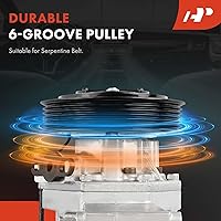 Vista 4 de A-Premium Compresor de aire acondicionado con embrague compatible con Mazda 2 2013-2014