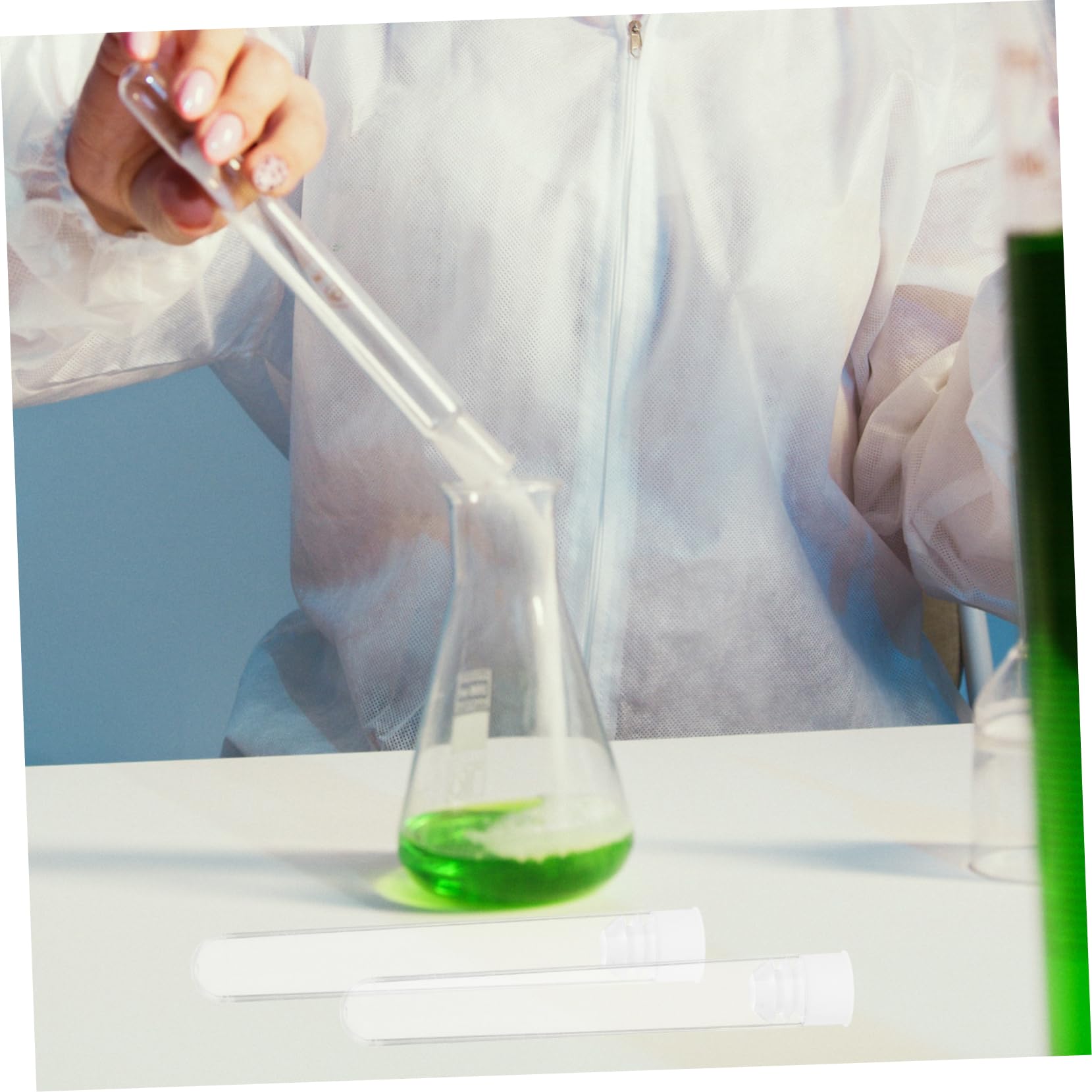 CIYODO 50pcs Lotion Bottle Small Test Tubes Test Tubes with Caps Test Tube with Screw Cap Chemistry Test Tube Hostipal Test Tubes Lab Tubes Clear Container Spices Tube Cosmetic Containers