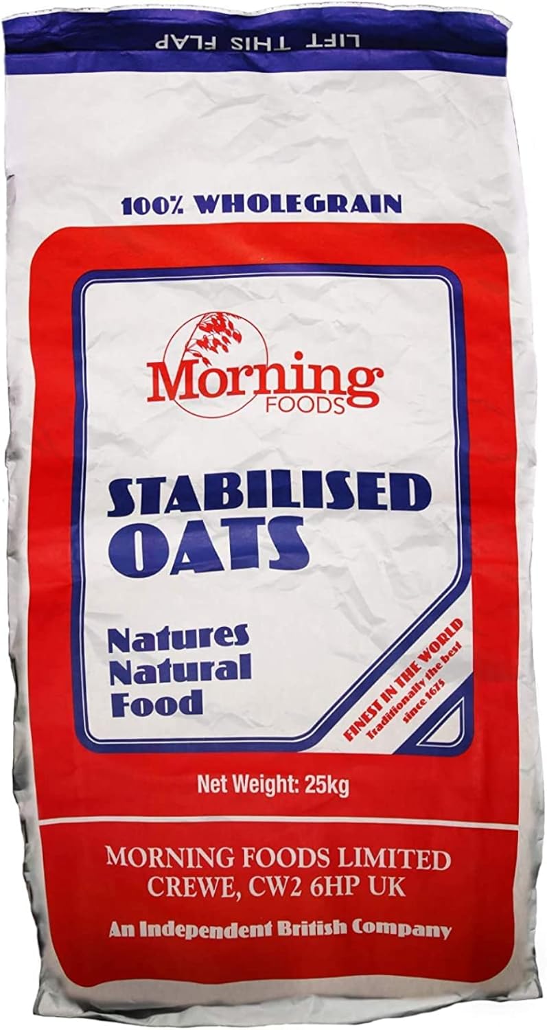 Morning Foods 25kg Standard Porridge Oats XL Bulk Bag. High In Fibre