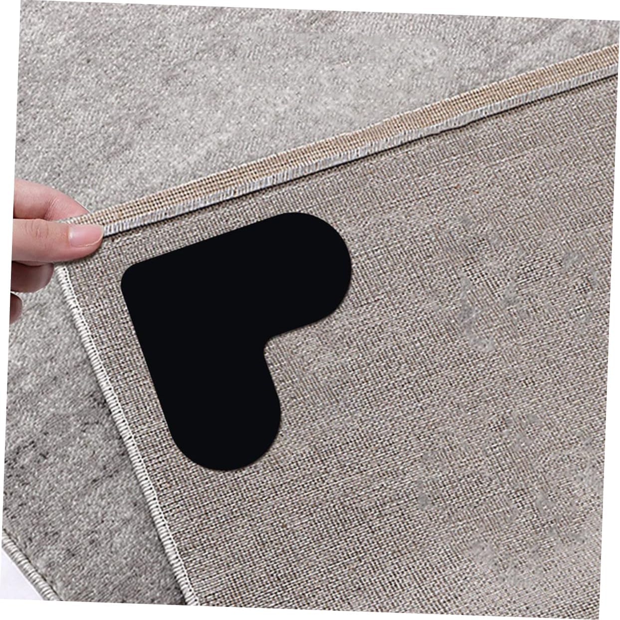 20Pcs Heart Shaped Rug Stickers Double Sided Slip Carpet Tape for Tile Hardwood Floors Reusable Grippers for Area Rugs Easy to Use No Damage to Surfaces