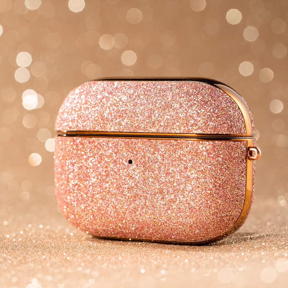 Discount 80% KINGXBAR AirPods Pro Case Cover Cute Bling Glitter Luxury Leather with Gold-Plated Frame Protective Hard Skin Cases with Keychain Accessories for Apple AirPods Pro (2019) Rose Gold for Women Girls Discount 80% KINGXBAR AirPods Pro Case Cover Cute Bling Glitter Luxury Leather with Gold-Plated Frame Protective Hard Skin Cases with Keychain Accessories for Apple AirPods Pro (2019) Rose Gold for Women Girls