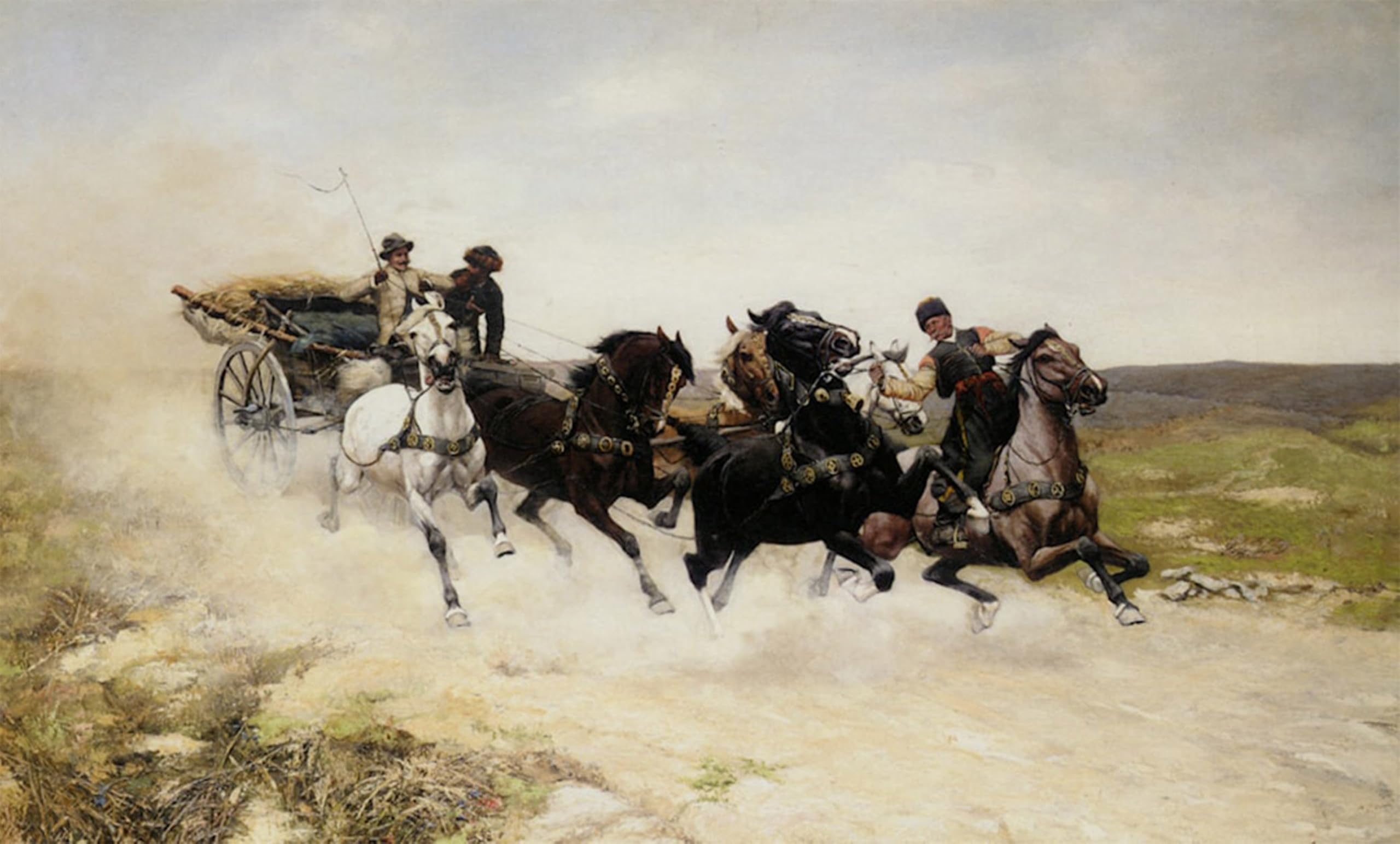 Artxlxxbn No Frame Famous Print Painting Colorful Art Print The Rescue By Bodhan Von Kleczynski Canvas Art Decorations For Home Decor 60X90cm