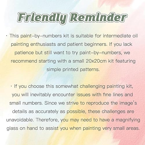 QENSPE Paint by Numbers for Adults on Framed Canvas - with Wooden Easel, Breakfast Painting by Number Kit for Beginners, DIY Coffee Acrylic Oil Painting for Home Wall Decor 8x12 Inch - 9