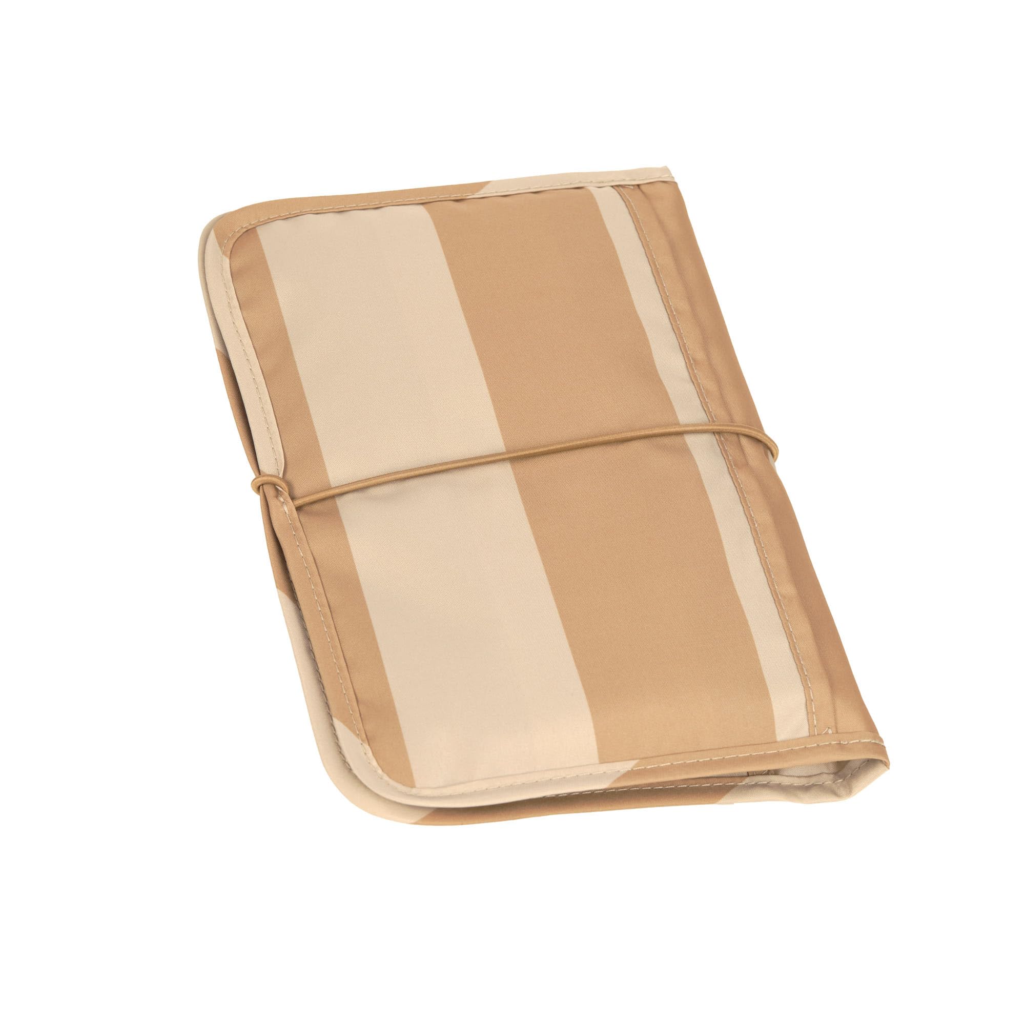 LÄSSIG Baby Windeltasche mit Wickelunterlage und Fach für Feuchttücher für unterwegs/Changing Pouch beige/Camel