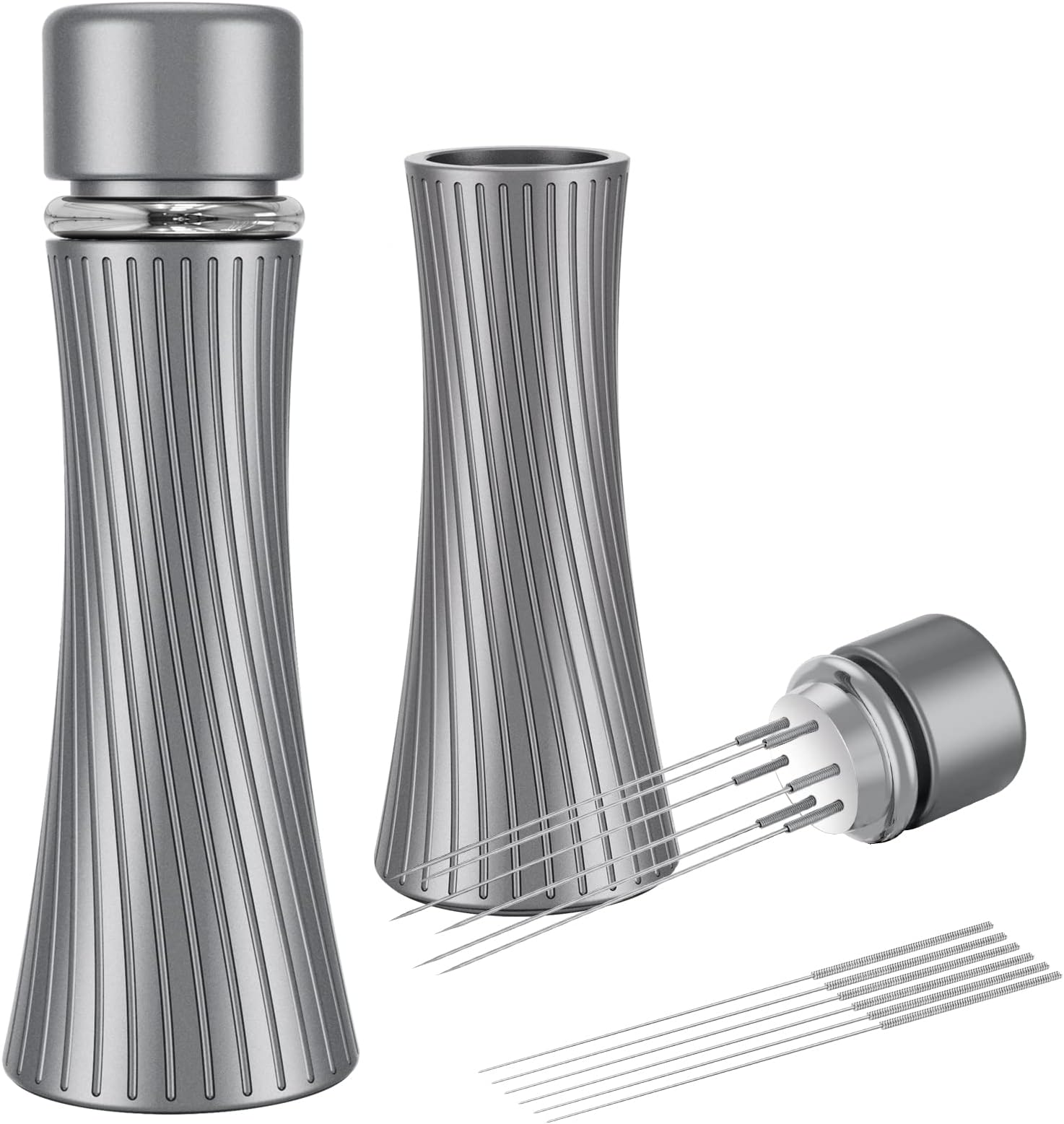 YMWVHWDT Tools Espresso Distribution Tools (Silver)