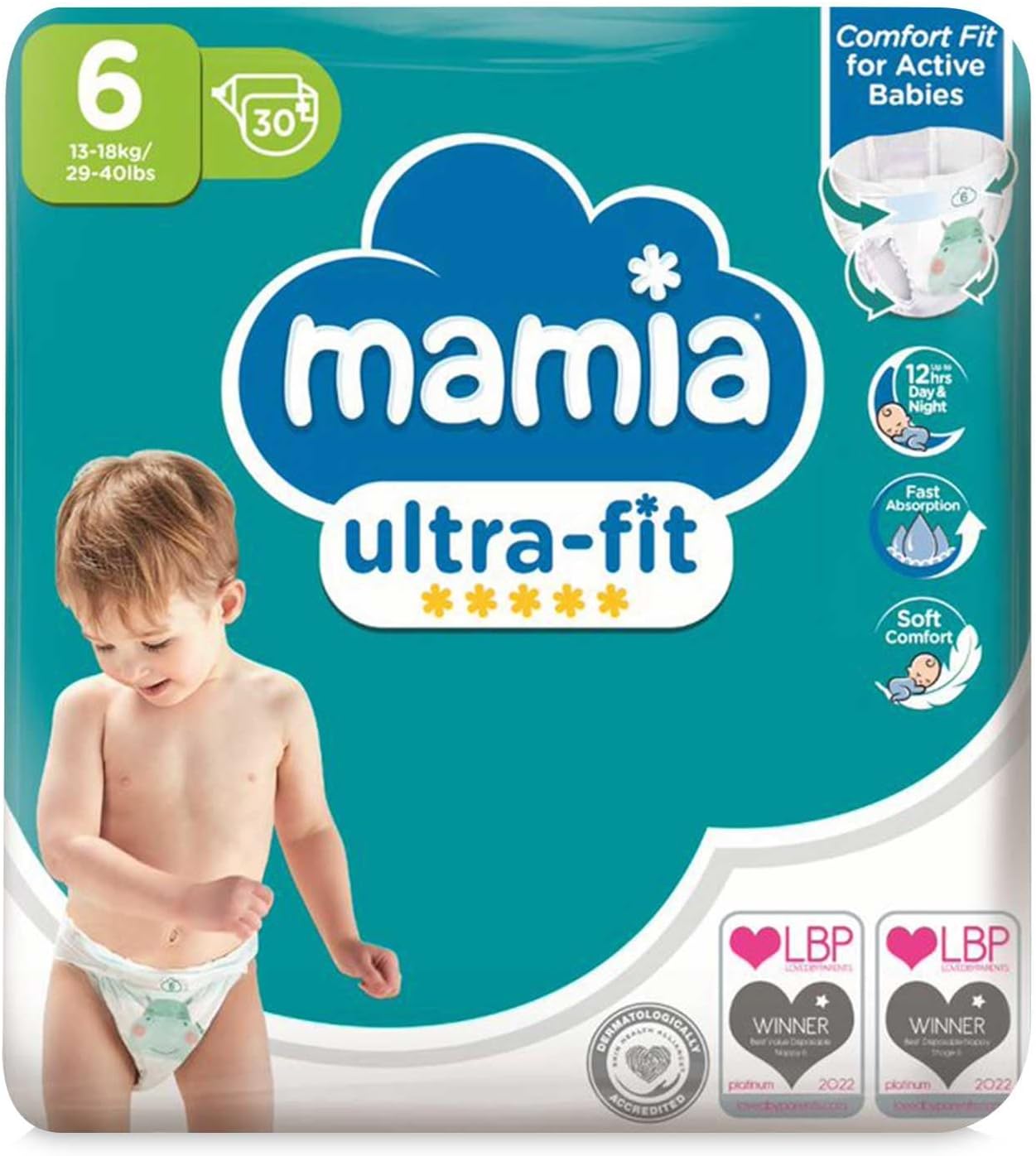 T Aldi Mamia Premium Ultra-fit XL Nappies 30 Ireland Ubuy