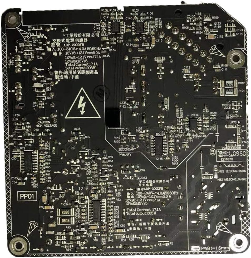 Replacement Power Supply Charge Board Fit for 21.5" iMac A1311 205W 614-0445 ADP-200DFB 205W (Late 2009, 2010,Late 2011)