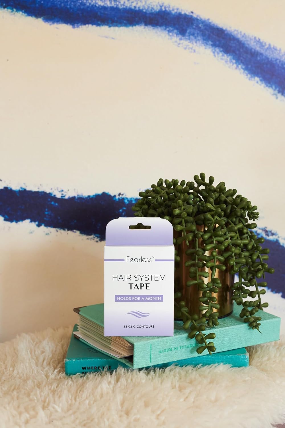 Fearless Tape Double Sided Hair System Tape, 36 Strips | 36 pre-cut clear strips for hair systems, toupees, and hairpieces