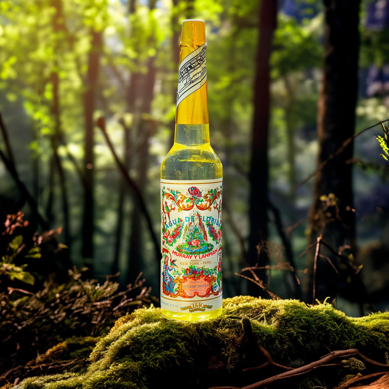 Floryda 100% oryginalna woda Peru - 2 butelki 270 ml do czyszczenia i ochrony duchowej