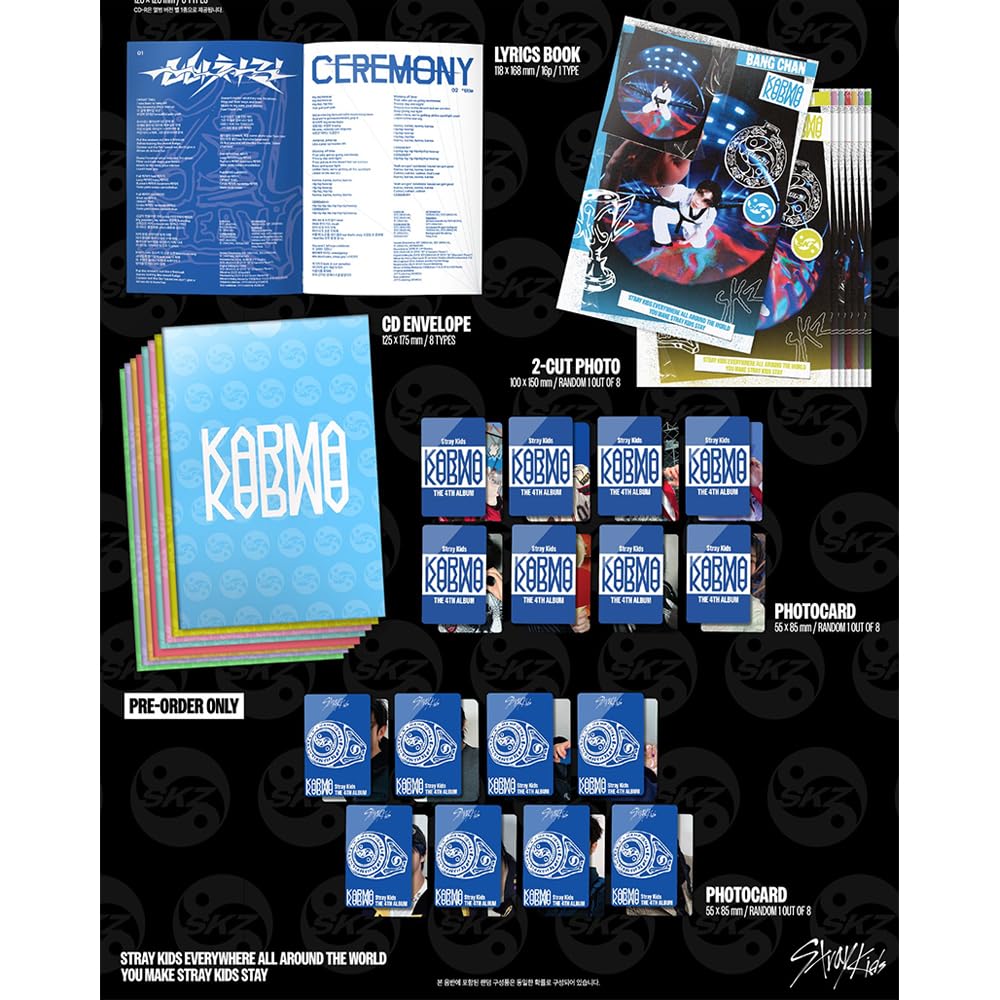 Amazon.com: (EXCLUSIVE POB) STRAY KIDS - [KARMA] 4th Studio