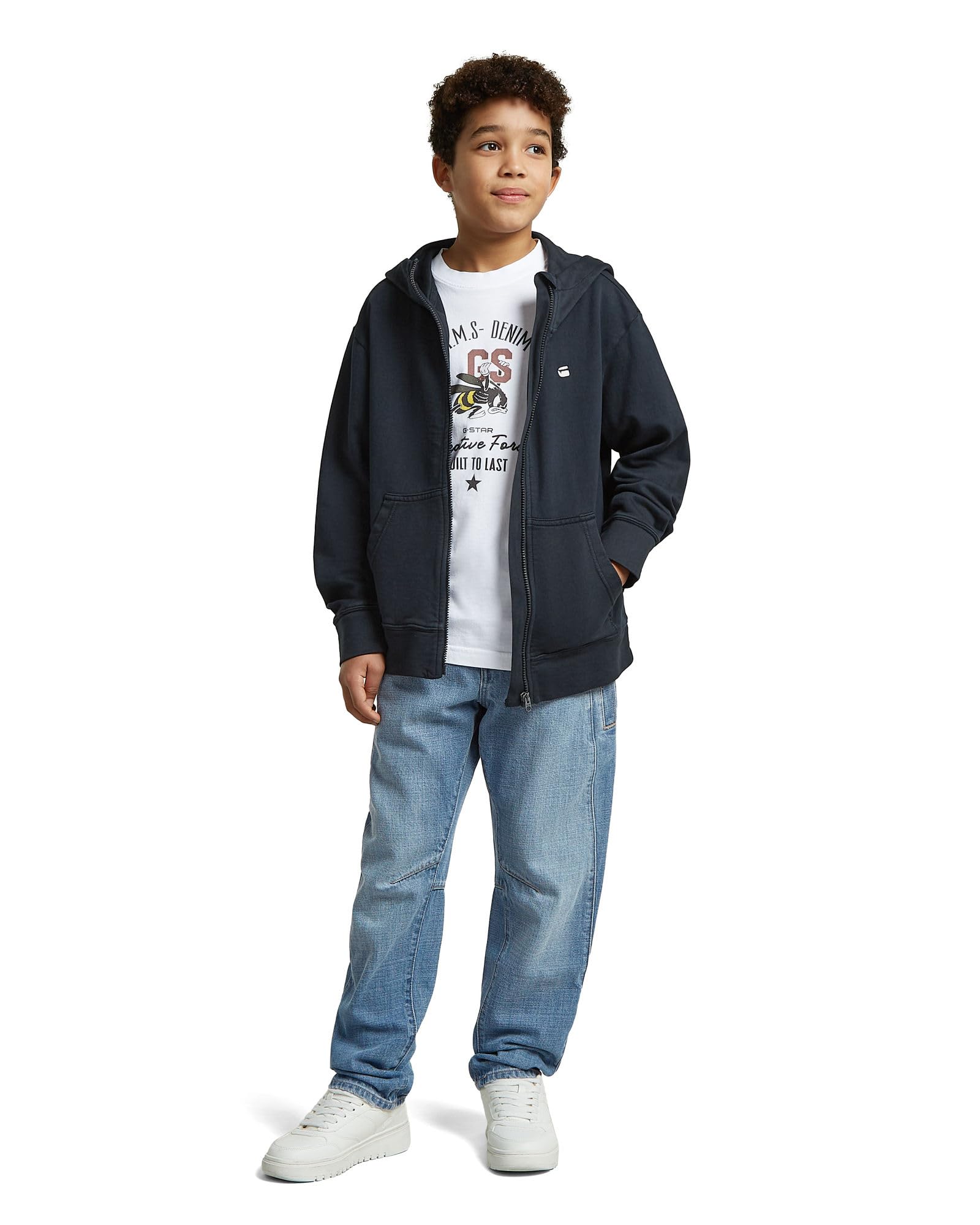 G-Star Jungen Boys Woolk Hoodie Sweatshirt Sweater