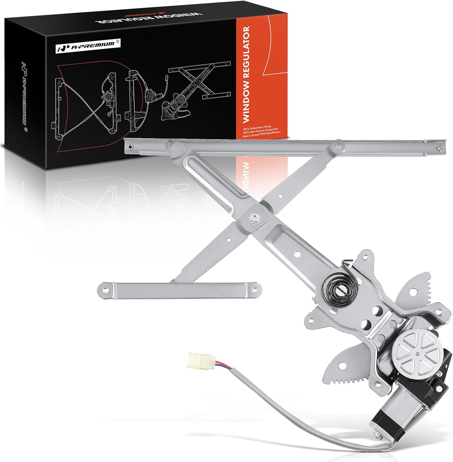 A-Premium Electric Power Window Regulator with Motor Compatible with Scion xB 2004-2006 Wagon Front Passenger Side