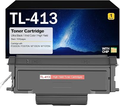 Compatible for Pantum TL 5120 Toner Cartridge with Chip Replacement for Pantum TL-5120 TL-5120H TL-5120X Work for BP5100DN BP5100DW BM5100ADN BM5100ADW Printers 1 Black