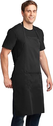 Miniatura 3 de Delantal personalizado Añadir un nombre bordado diseño extra largo adulto baberos delantales 25 pulgadas de ancho x 34.5 pulgadas de largo