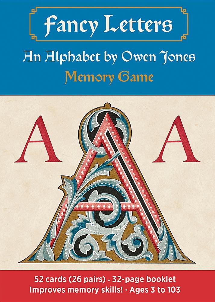 Amazon.com: Fancy Letters: An Alphabet by Owen Jones Memory Game