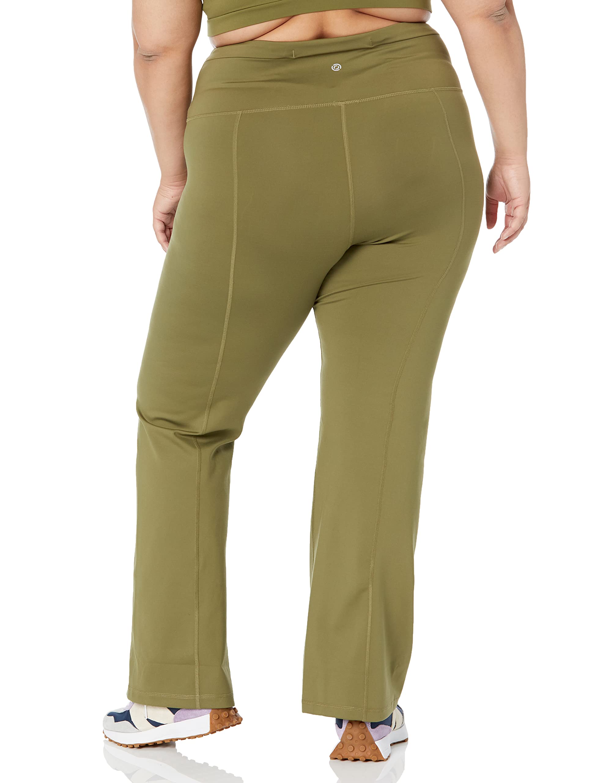 Amazon Essentials Damskie legginsy Build Your Own Studio Sculpt Mid Waist Bootcut (wcześniej Core 10)