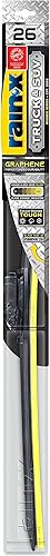 Rain-X 870126 - Limpiaparabrisas prémium para camiones y SUV, limpiaparabrisas de 26 pulgadas (paquete de 1), limpiaparabrisas de repuesto