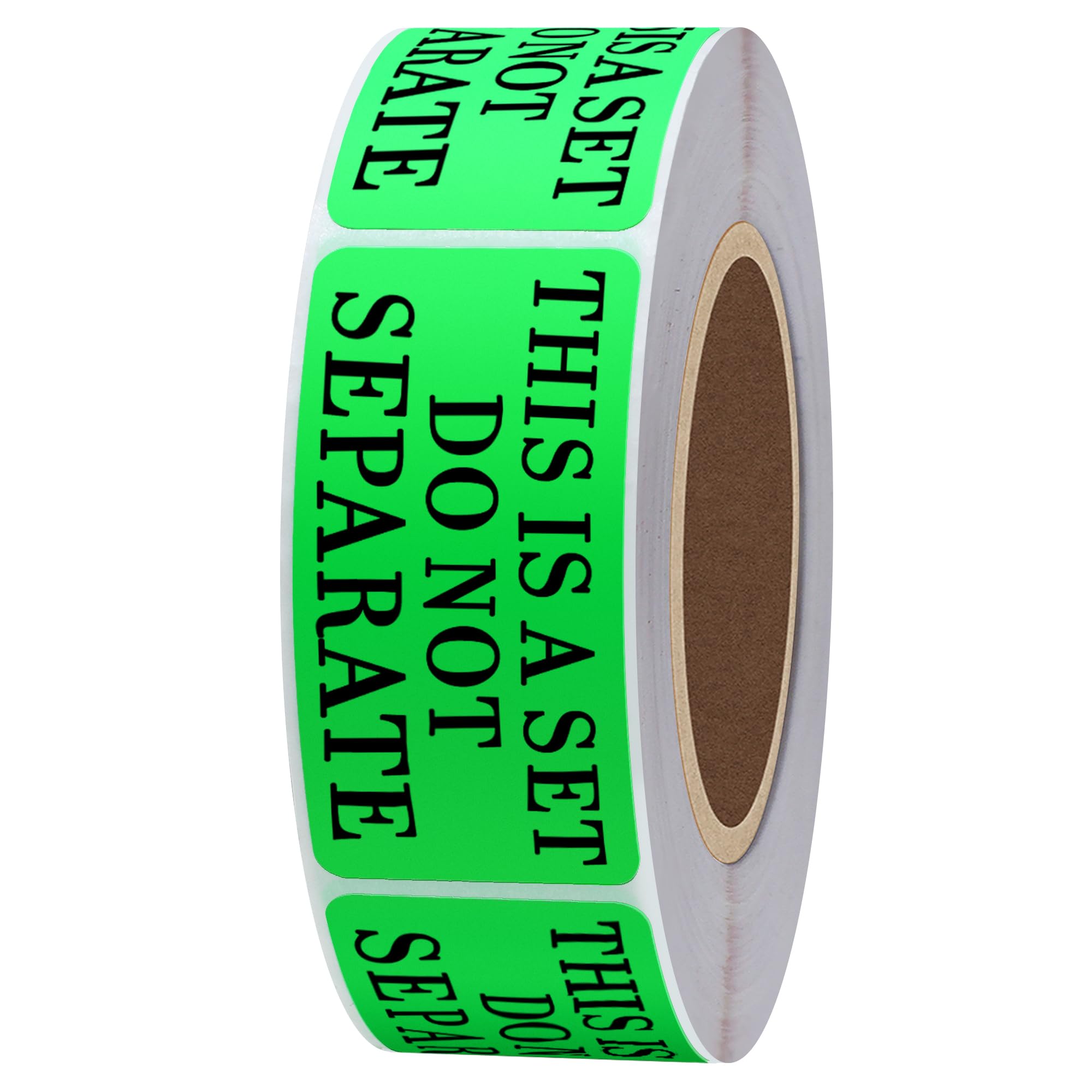 25x51mm This is a Set Do Not Separate Labels 500 Stickers for Retail Thrift Stores Fluorescent Paper (Green) - Image 2