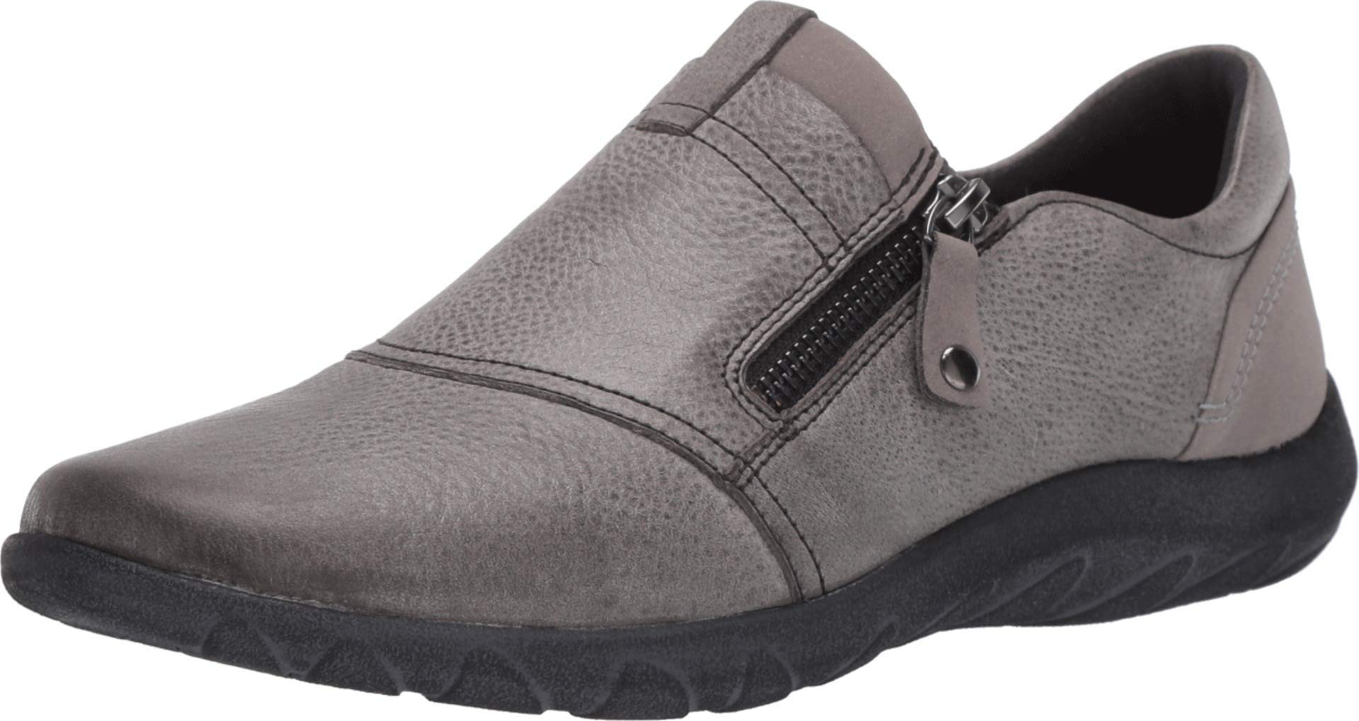 Women's Amalie Zipper Slip on Loafer Flat, Multicoloured, 37 EU