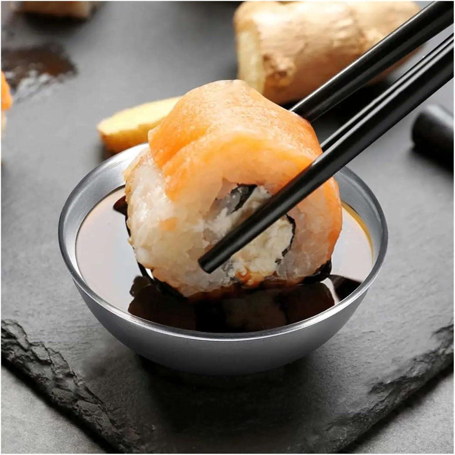 Mixing Bowls, Stainless Steel Mixing Bowl 8 Pack 3.2inch Sauce Dishes Mini Individual Saucers Seasoning