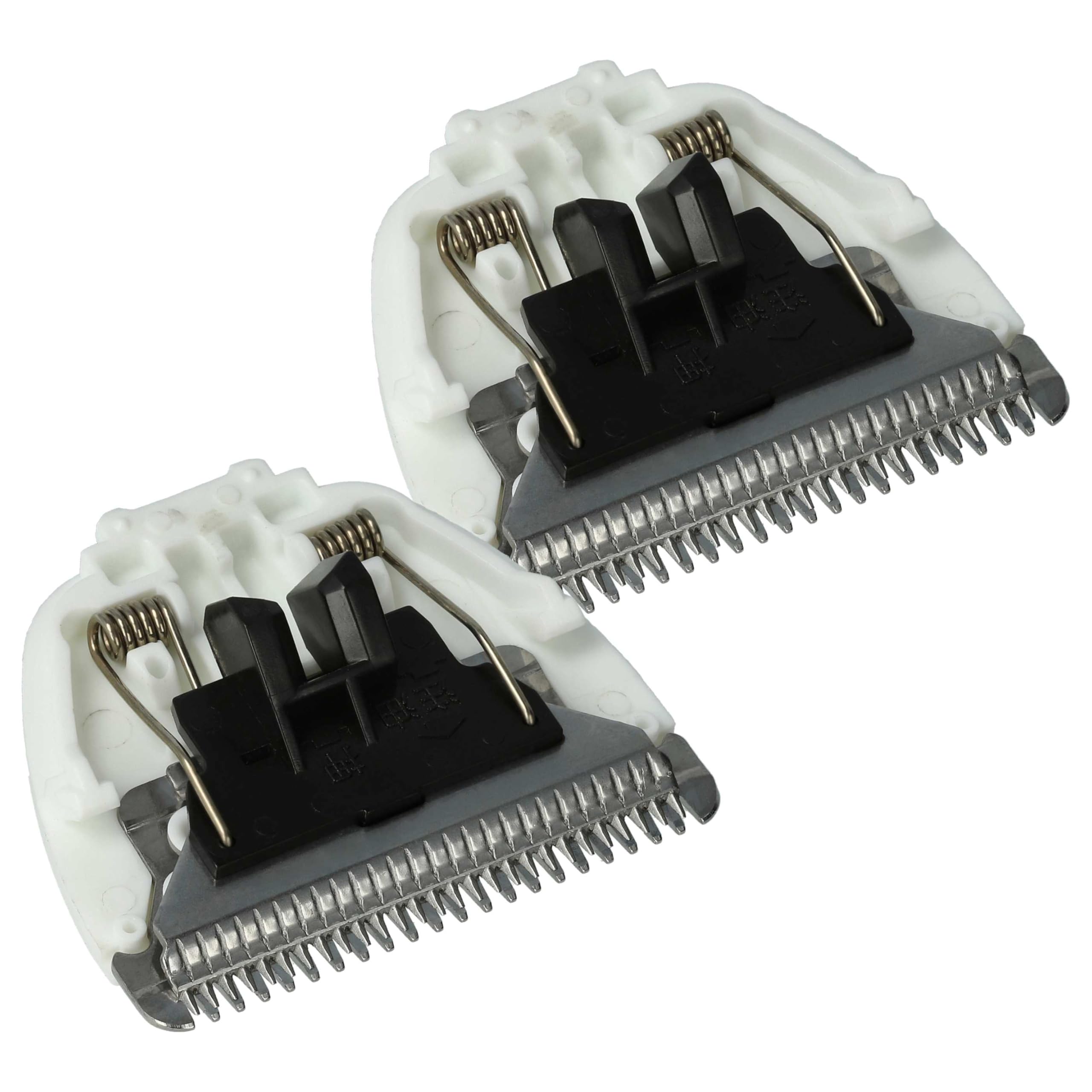 vhbw 2x testina compatibile con Panasonic ER 503, ER 148, ER 149, ER 146, ER 147, ER 1420, ER 1421, ER 1410, ER 1411 tagliacapelli, bianco