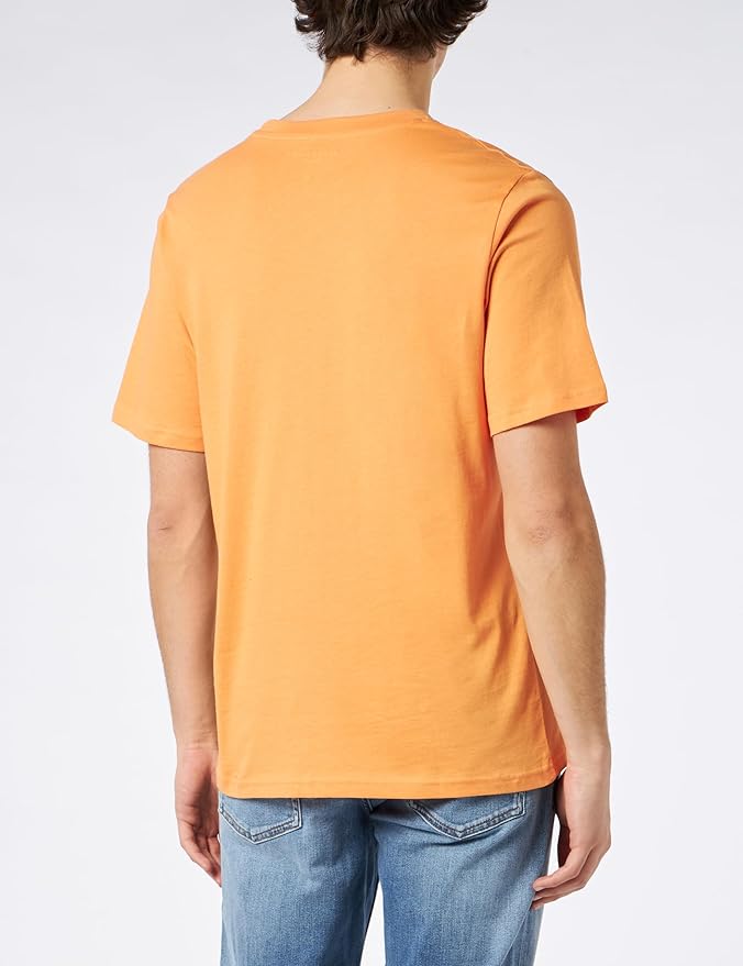 JACK & JONES Jorwillowbranding Tee SS Crew Neck Camiseta, Navy Blazer/Fit:CVC Melange, M Para Hombre