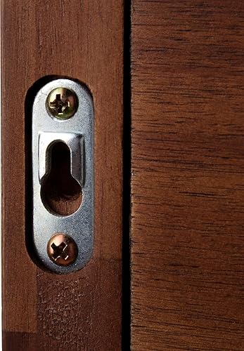 Miniatura 2 de Signature Hardware 438516 Morris Espejo de baño enmarcado de 38 "x 36" - Marrón rústico