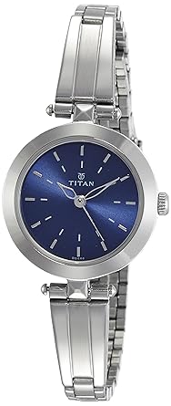 Titan Analog Blue Dial Womens Watch-NL2574SM01