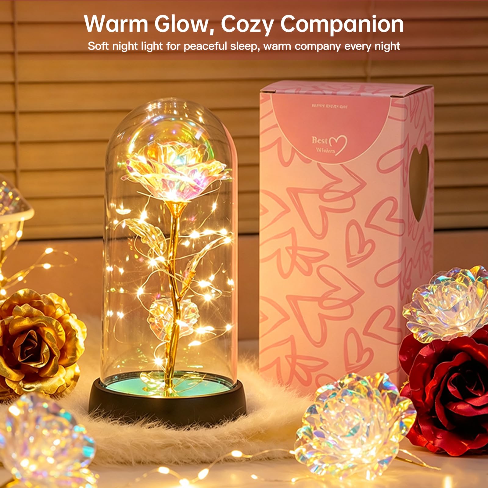 Cesto regalo per donne, regalo di compleanno Get Well Spa per la cura di sé per mamma, moglie, lei, coperta rilassante in flanella con calzini a candela rosa (rosa)