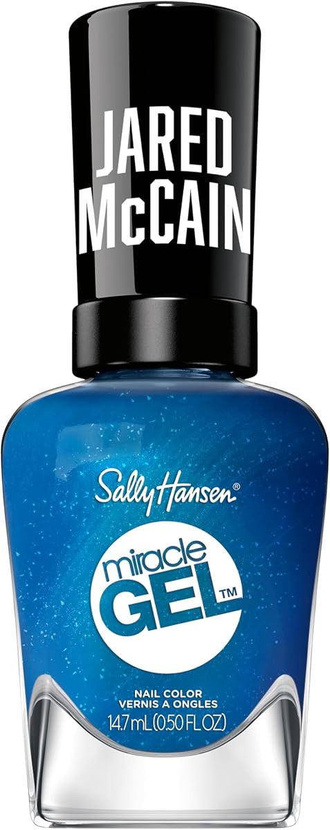 Miracle Gel™ x Jared McCain, Bucket Blue, larga duración, fórmula similar a un gel, no necesita lámpara UV, esmalte de uñas azul