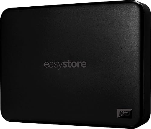 WD - Easystore - Disco duro externo USB 3.0 de 5 TB - WDBAJP0050BBK-WESN