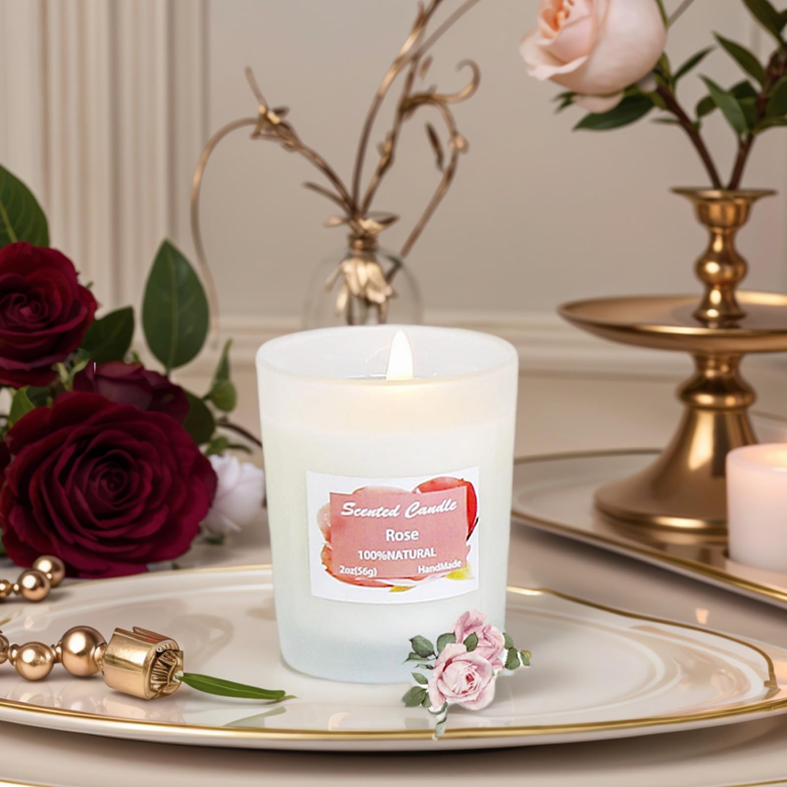 Set regalo profumato di compleanno per la casa, aromaterapie profumate a lunga durata, cere di soia con candela, 12 pezzi, set regalo profumato per aromaterapia da donna