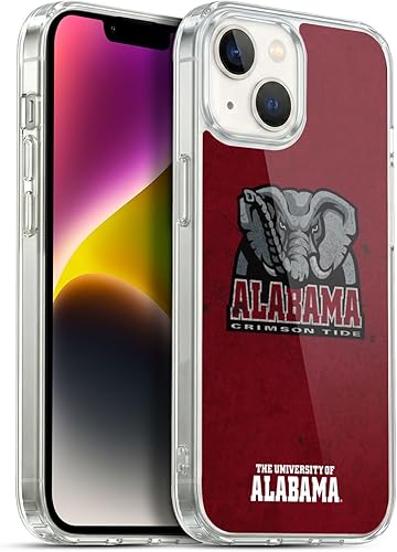 Miniatura 381 de Head Case Designs Funda de gel con logotipo oficial de la Universidad de Alabama UA [protección de grado militar] compatible con Apple iPhone 11