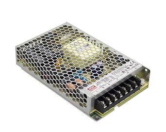 Mean Well LRS-150-24 Switching Power Supply, Single Output, 24V, 6.5A, 156W, 6.26" L x 3.82" W x 1.18" H