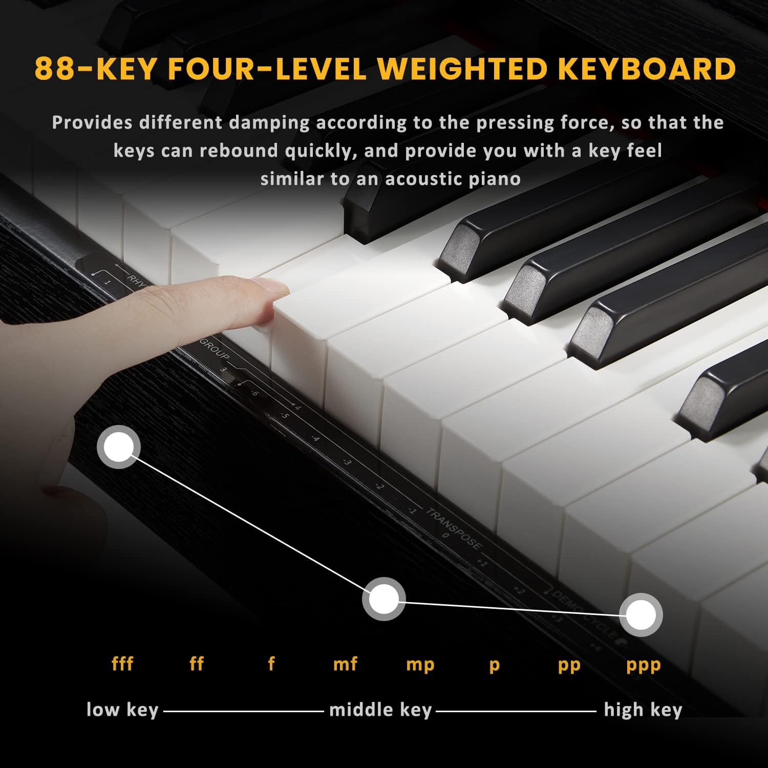 Buy 88 Key FullSize Weighted Digital Piano Keyboard with
