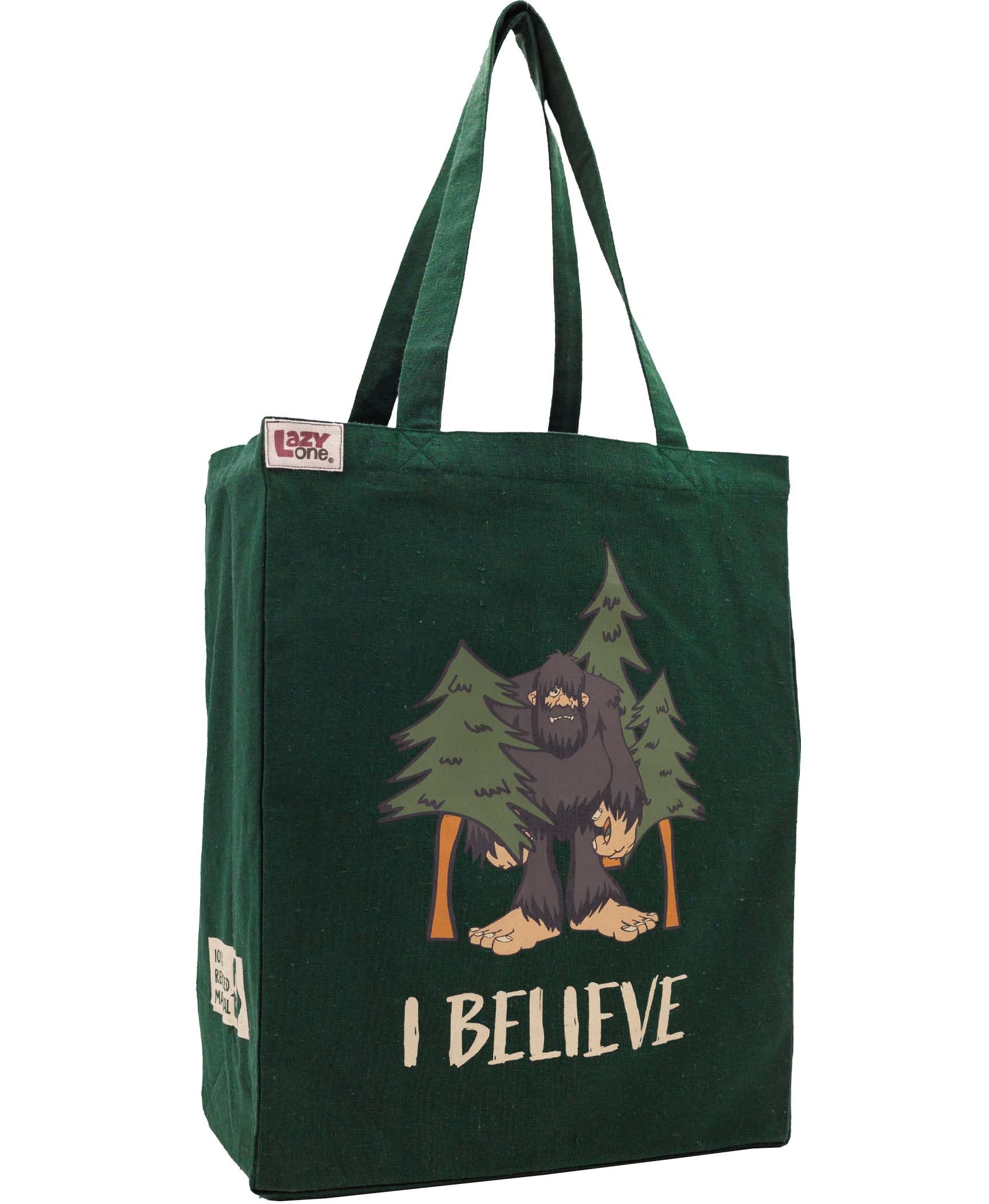 Lazy One Canvas Tote Bag, Novelty Tote Bag for Women and Men, Reusable Shopping Bags, Perfect for Shopping, Travel and Work