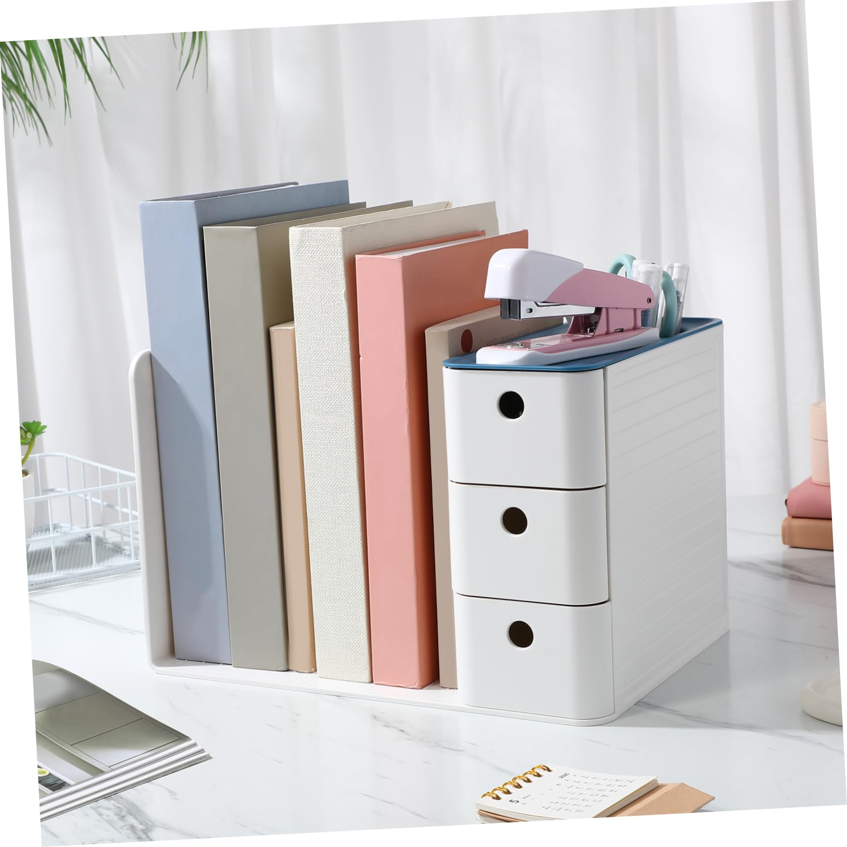 Didiseaon Organizer Per Scrivania in Plastica Capacità Per Cancelleria e Accessori Per Casa e Comodo e Resistente
