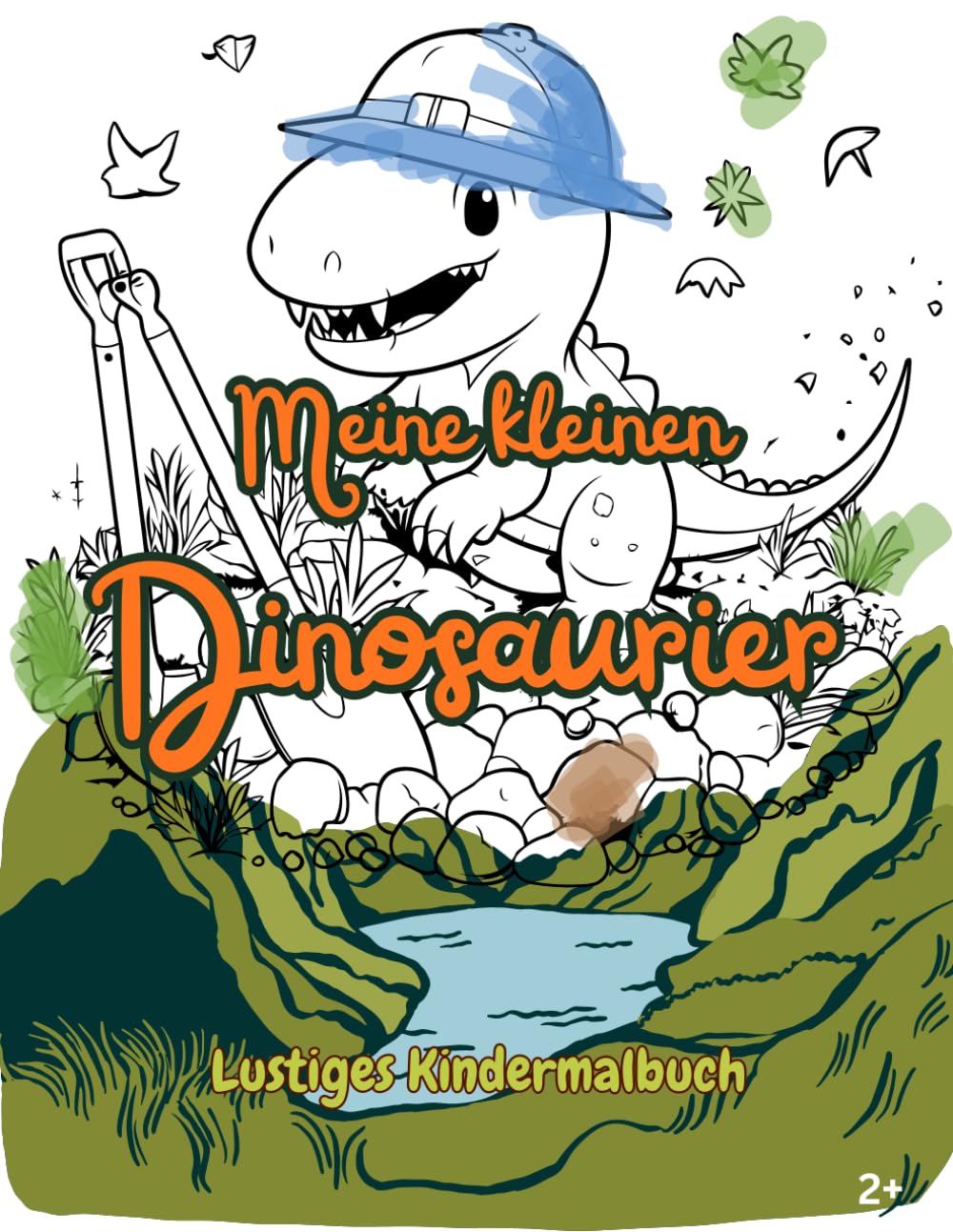 Meine kleinen Dinosaurier: Süßer Malspaß für kleine Hände: 20 liebevoll gestaltete Dinosaurier zum Ausmalen und Entdecken ab 2 Jahren! (Meine kleine Malwelt)