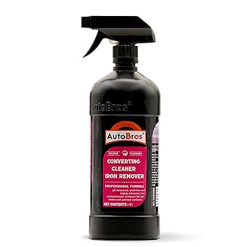 AutoBros Alloy Rim Cleaner & Iron Remover (1Ltr) | Changes Color as it Cleans | Removes Iron Contaminants | Acid-Free Formulation | Safe for All Car Alloys & Wheels | Restores Shine