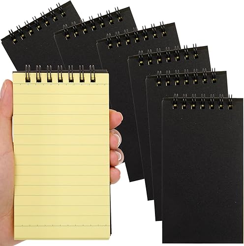 Miniatura 11 de Tenceur 18 piezas de cuadernos de bolsillo pequeños a granel de 3 x 5 pulgadas, cuadernos de notas en espiral mini con tapa superior, cuadernos con