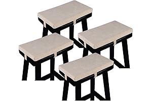 baibu Rectangle Bar Stool Cushions In Beige