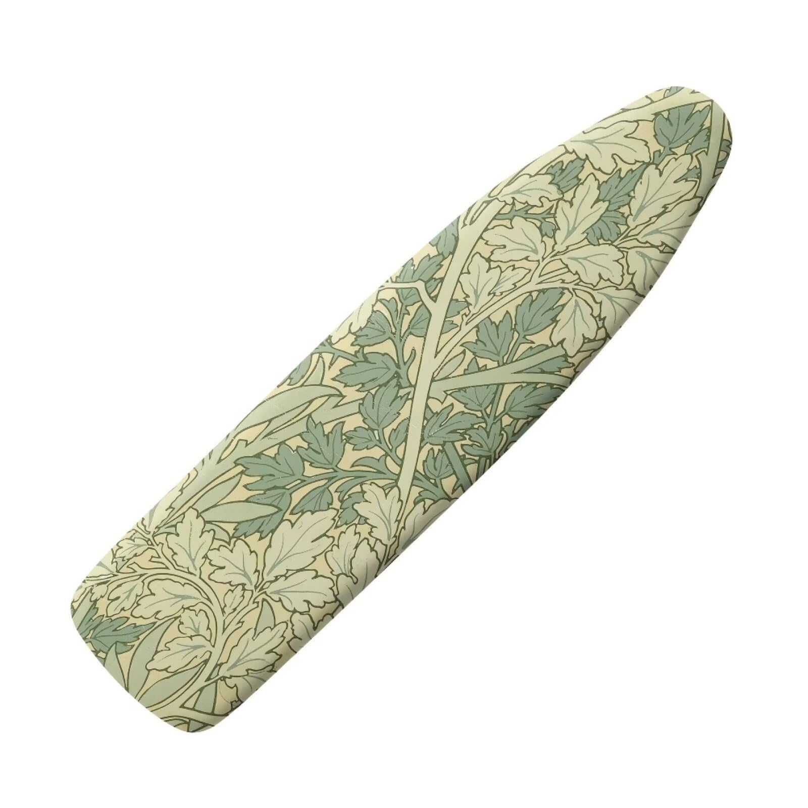 Buxolandt Extra Large Ironing Board Covers Easy to Install Resistant,Elastic Nylon Buckle Strap Fasteners Breathable & Wear-Resistant,Resist Scorch Staining Protective, Green Tree Branch Leaf Print — image 1