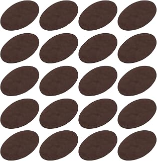Akozon 10 Pares de Hierro en Parches que Flotan Adhesivo Reparación de Manga Ovalada para los Codos Rodillas Decoración de Ropa de Bricolaje para el Hogar (Diez pares de colores marrones)