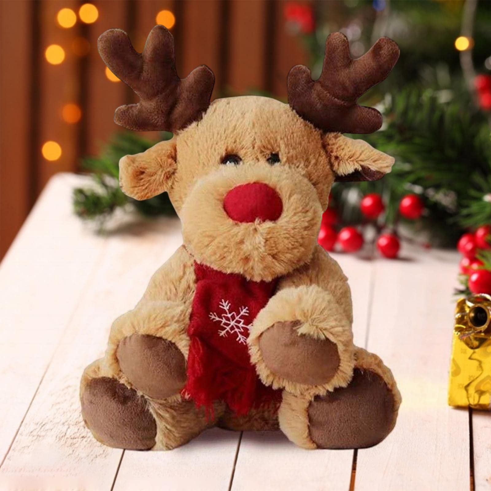 Amazon.co.jp: T Tooyful かわいいクリスマスぬいぐるみヘラジカの