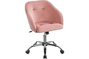 Yaheetech Velvet Desk Chair: A Stylish and Functional Throne for Teenage Girls