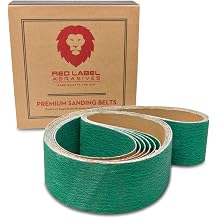 Red Label Abrasives 2 X 36 Inch 40 Grit Metal Grinding Zirconia Sanding Belts, 6 Pack