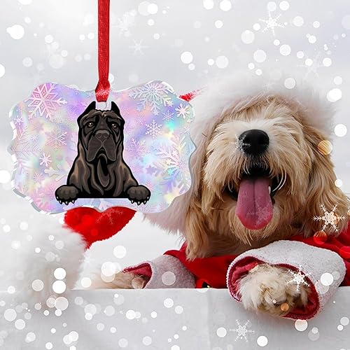 Miniatura 6 de Adorno  Amante de Perros Perro Mamá Adornos de Árbol de Navidad Adornos Presa Canario Divertida Decoración Colgante de Navidad Regalo de Regalo de