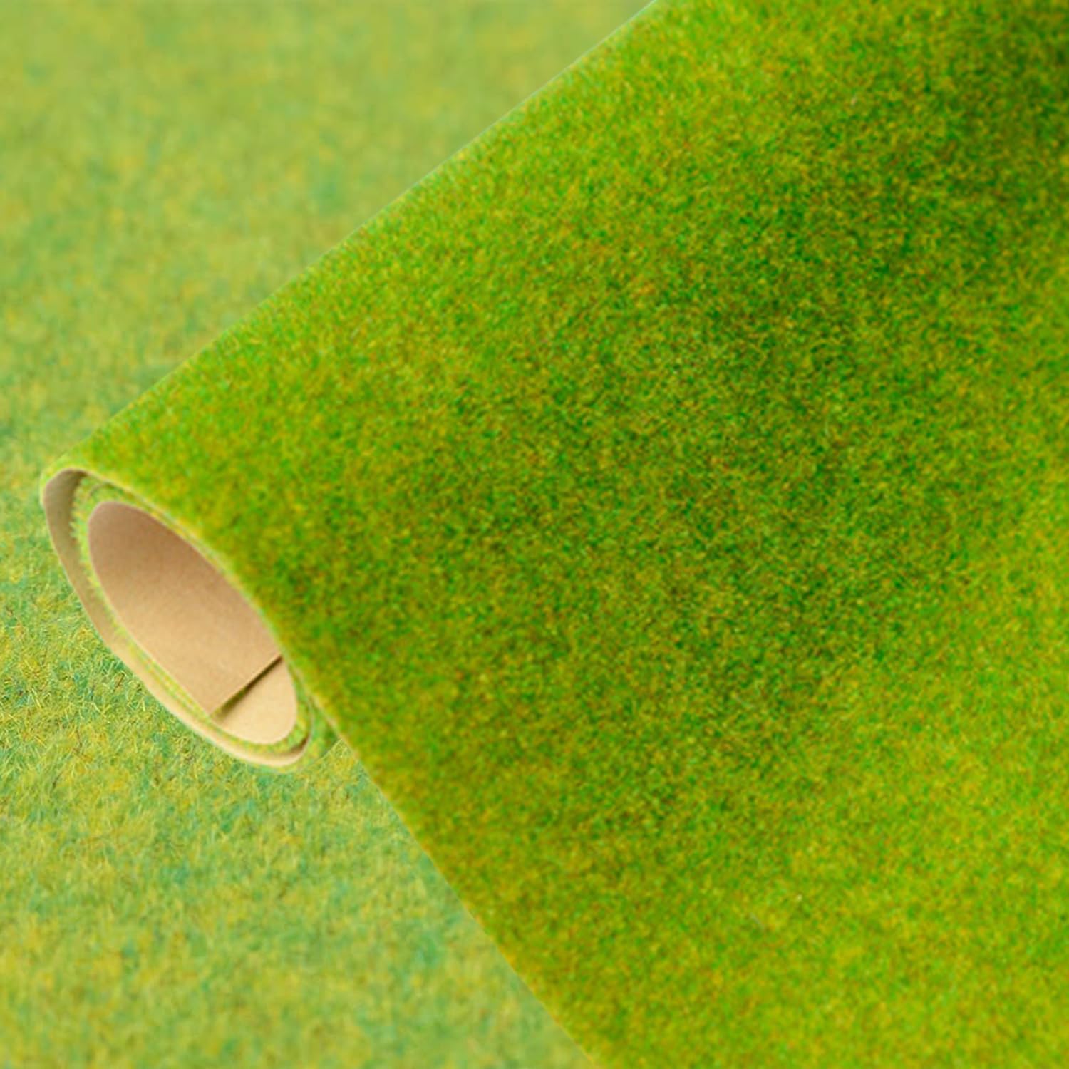 YANJINGHE Alfombra De Césped 200 X 41 Cm Modelo De Césped, Césped Alfombra Paisajismo, Césped Hierba, Ferroviario Césped, Mini Jardín Bonsái Decoración (Verde Hierba B