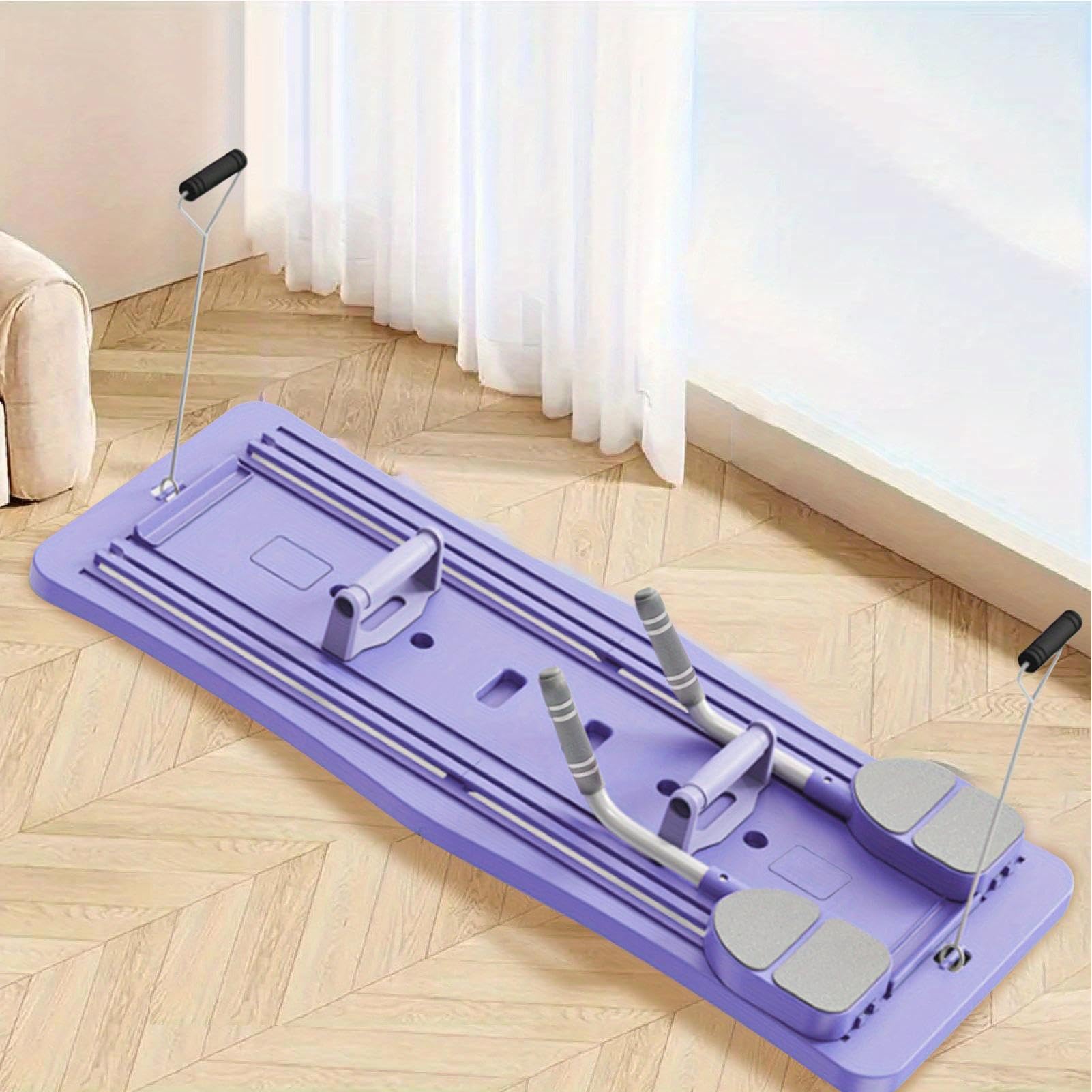 Pilates Board, Pilates Reformer – Attrezzature per l'allenamento addominale – Tavole da pilates portatili e pieghevoli per l'allenamento a casa, allenamento nucleare per donne